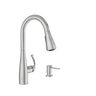 Moen 87014SRS Essie Kitchen Faucet Spot Resist Stainless Pulldown High Arc