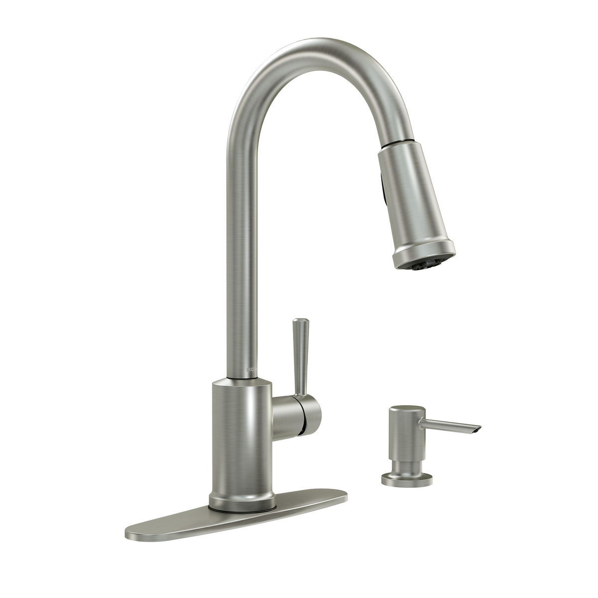 Moen 87090MSRS Indi Kitchen Faucet Spot Resist Stainless Pulldown High Arc - 1