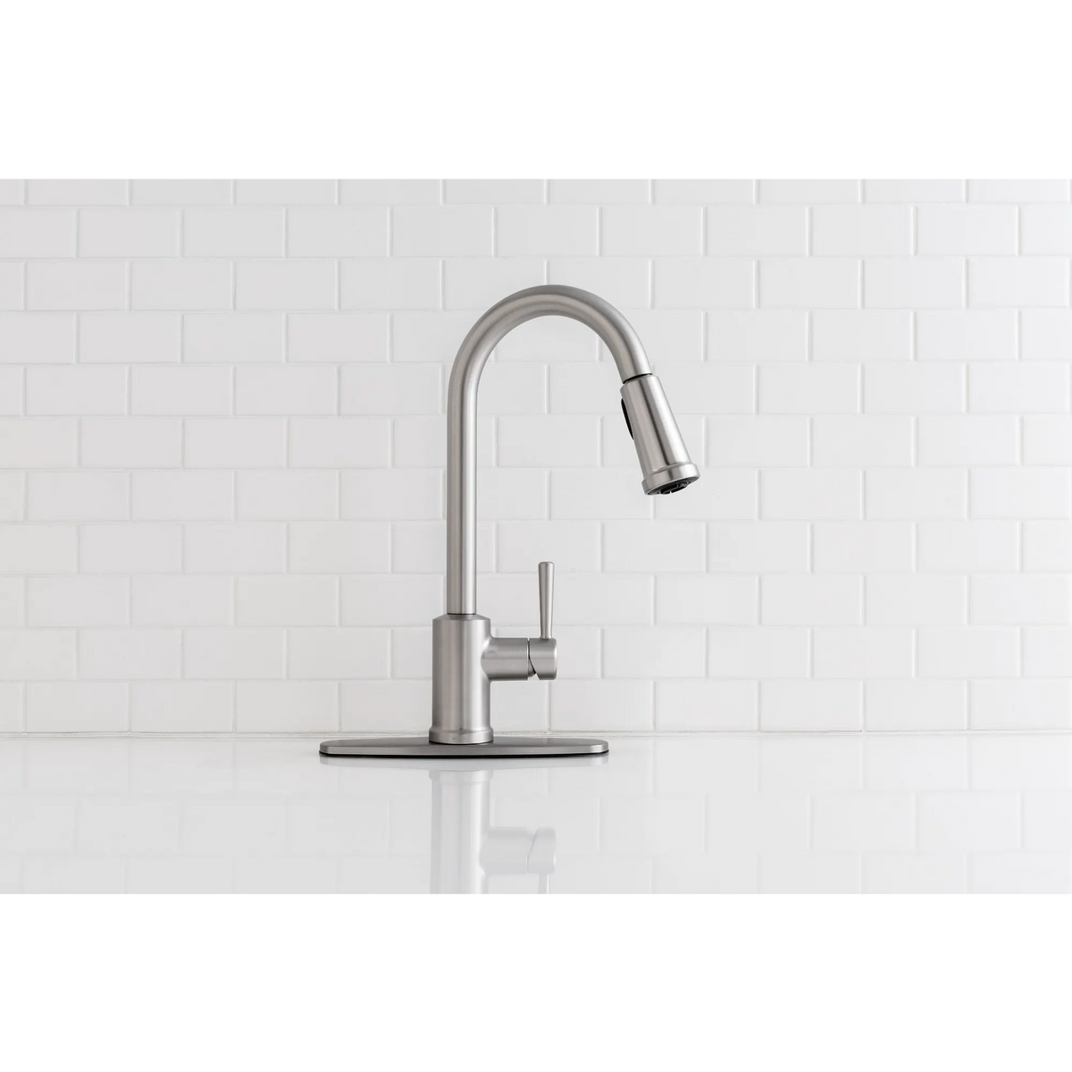 Moen 87090MSRS Indi Kitchen Faucet Spot Resist Stainless Pulldown High Arc - 11
