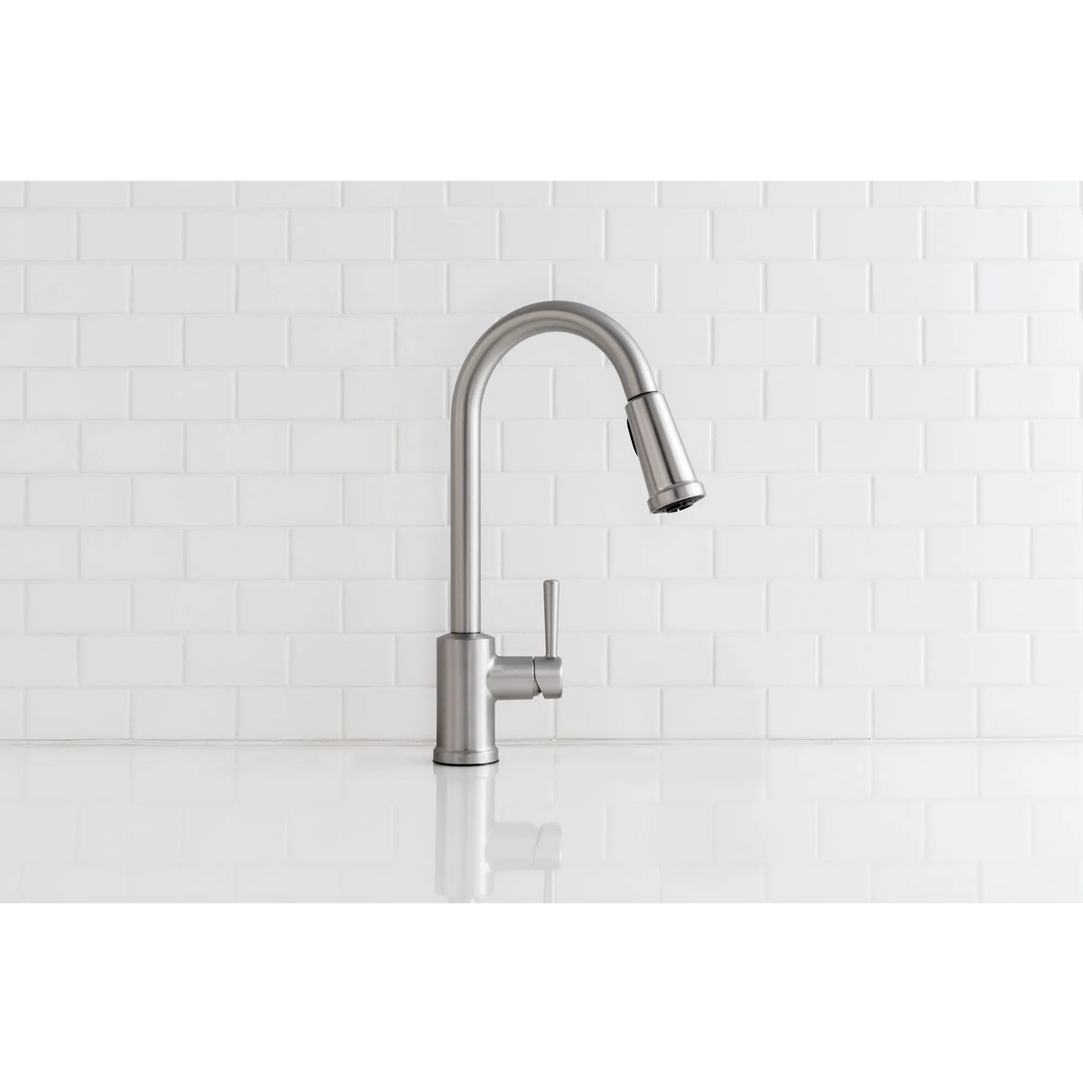 Moen 87090MSRS Indi Kitchen Faucet Spot Resist Stainless Pulldown High Arc - 12