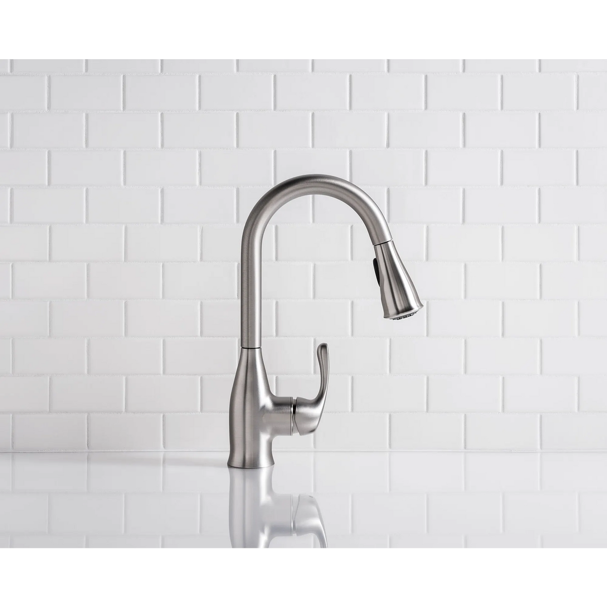 Moen 87966SRS Kaden Kitchen Faucet Spot Resist Stainless Pulldown High Arc - 14