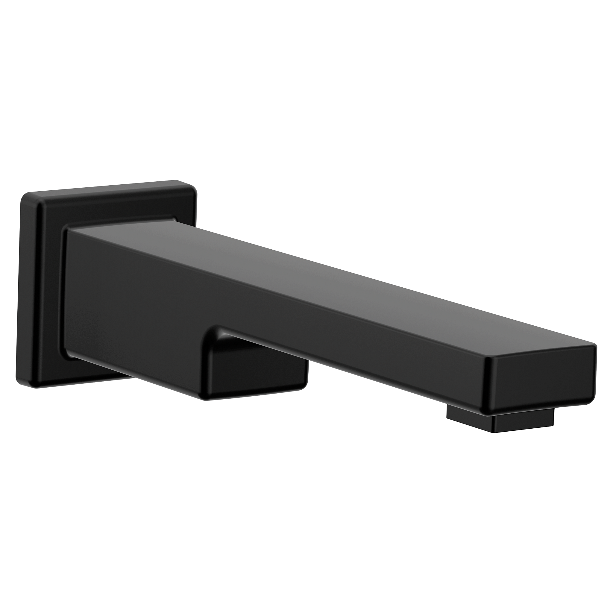 Moen 90 Degree TFS3898BL Tub Filler Matte Black Modern One-Handle Non Diverter - 1