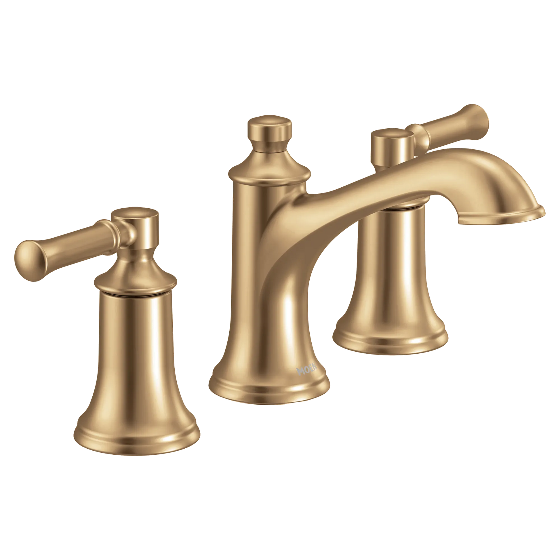 Moen Dartmoor TV6805BZG Bronzed Gold High Arc Two Handle Bathroom Faucet - 2