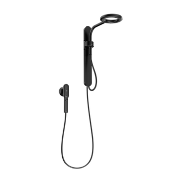 Moen N207C0BL Spa Rainshower Matte Black Handheld Shower Head Slide Bar - 2