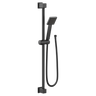 Moen S3879EPBL 90 Degree Matte Black Handheld Shower Head Slide Bar Combo
