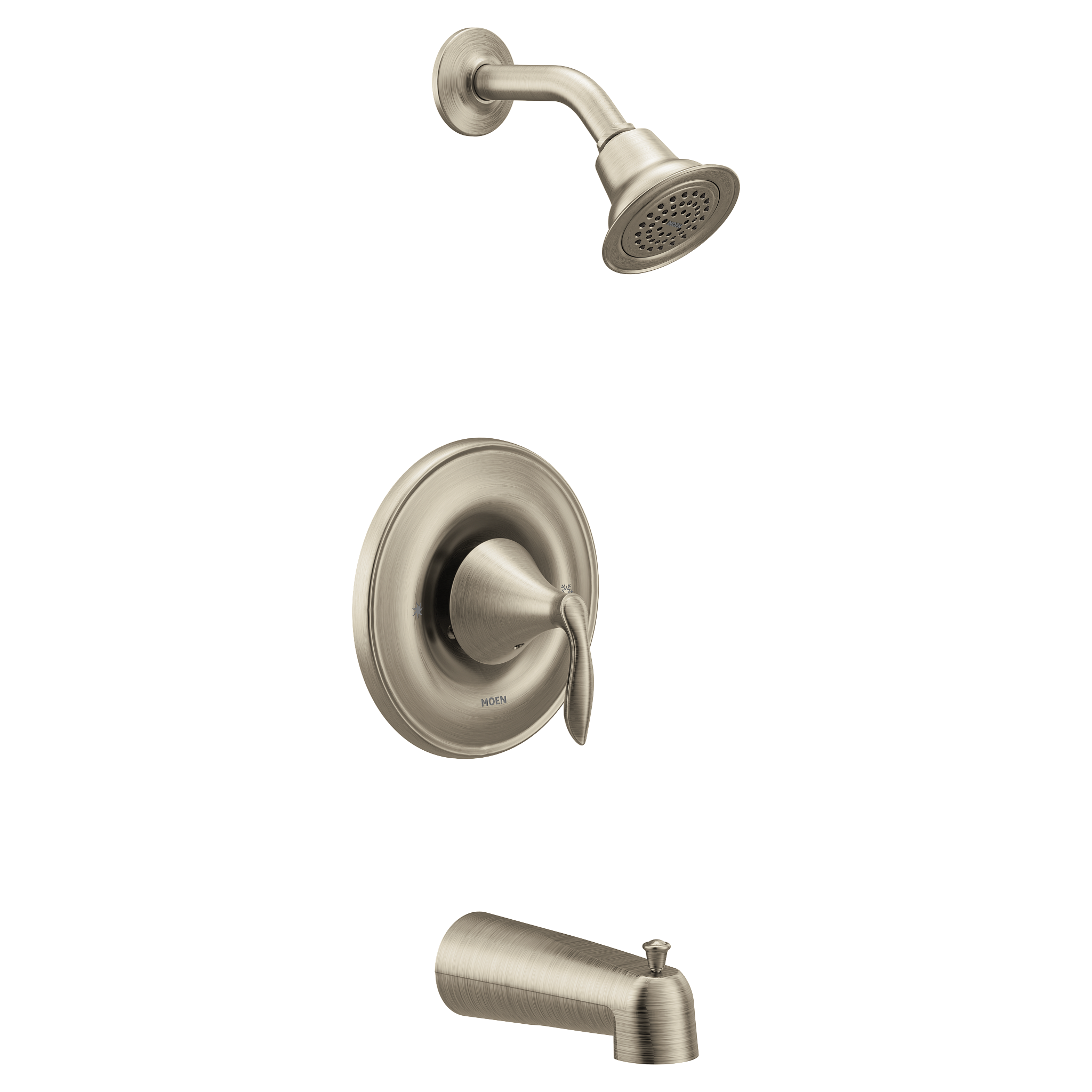 Moen T2133BN Eva Tub Shower Faucet Trim Kit Brushed Nickel Posi-Temp - 1