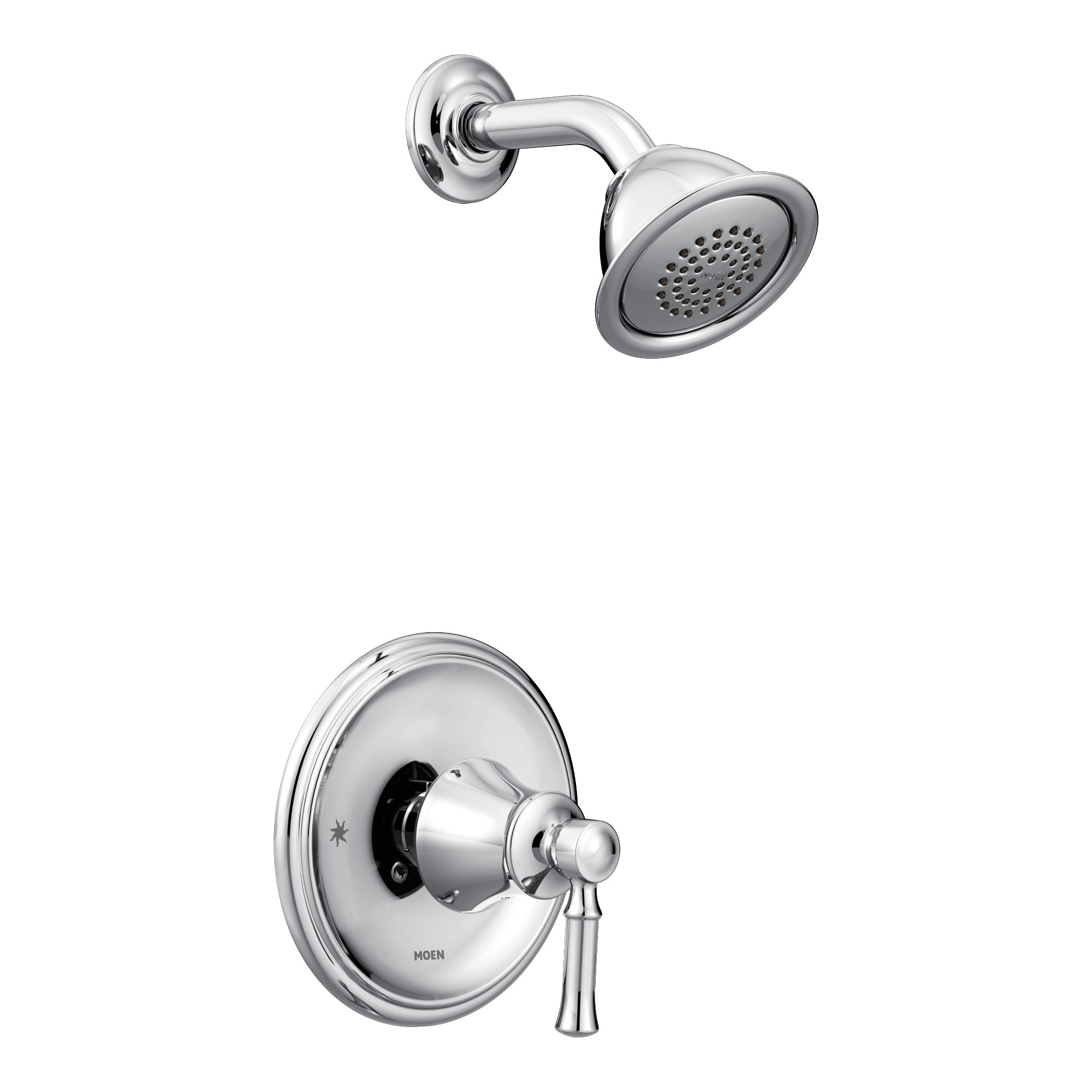 Moen T2182 Dartmoor Shower Trim Kit Chrome Posi-Temp Single Handle - 1