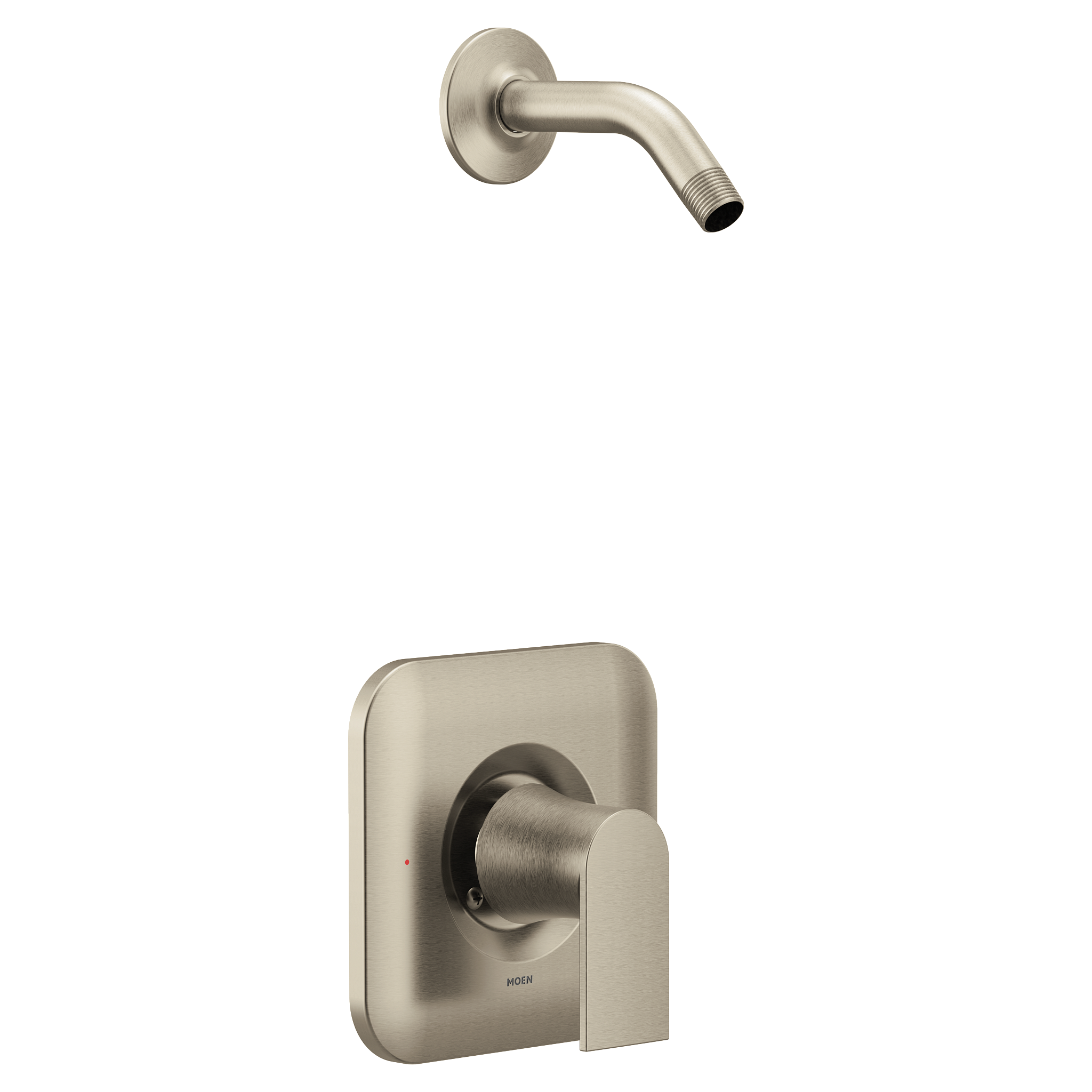 Moen T2472NHBN Genta LX Shower Trim Kit Brushed Nickel Posi-Temp Handle - 1