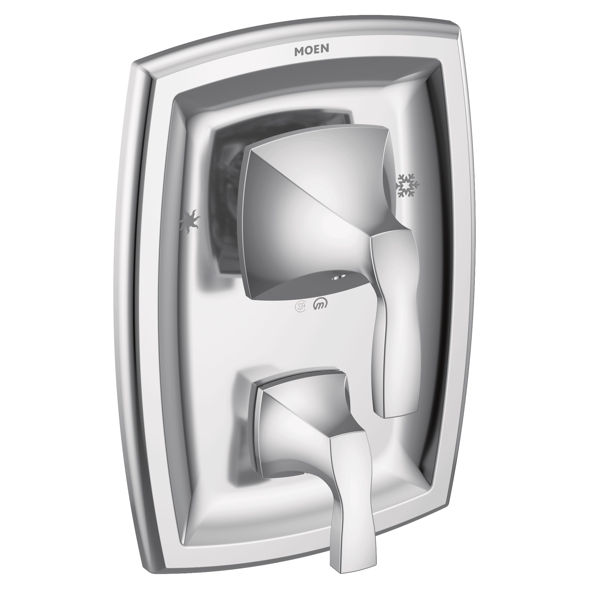 Moen T2690 Voss 3 Function Posi-Temp Pressure Balanced Valve Trim - Chrome - 1