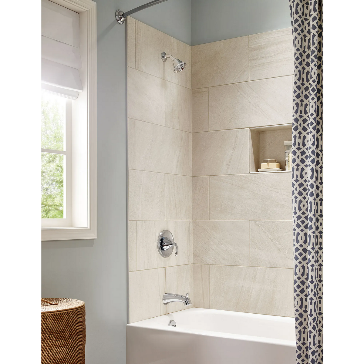 Moen T2743BN Glyde Tub Shower Faucet Trim Kit Brushed Nickel Posi-Temp - 3