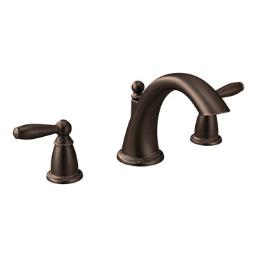 Moen T4943ORB Brantford Oil Rubbed Bronze Roman Tub Faucet 2 Handle Trim - 2