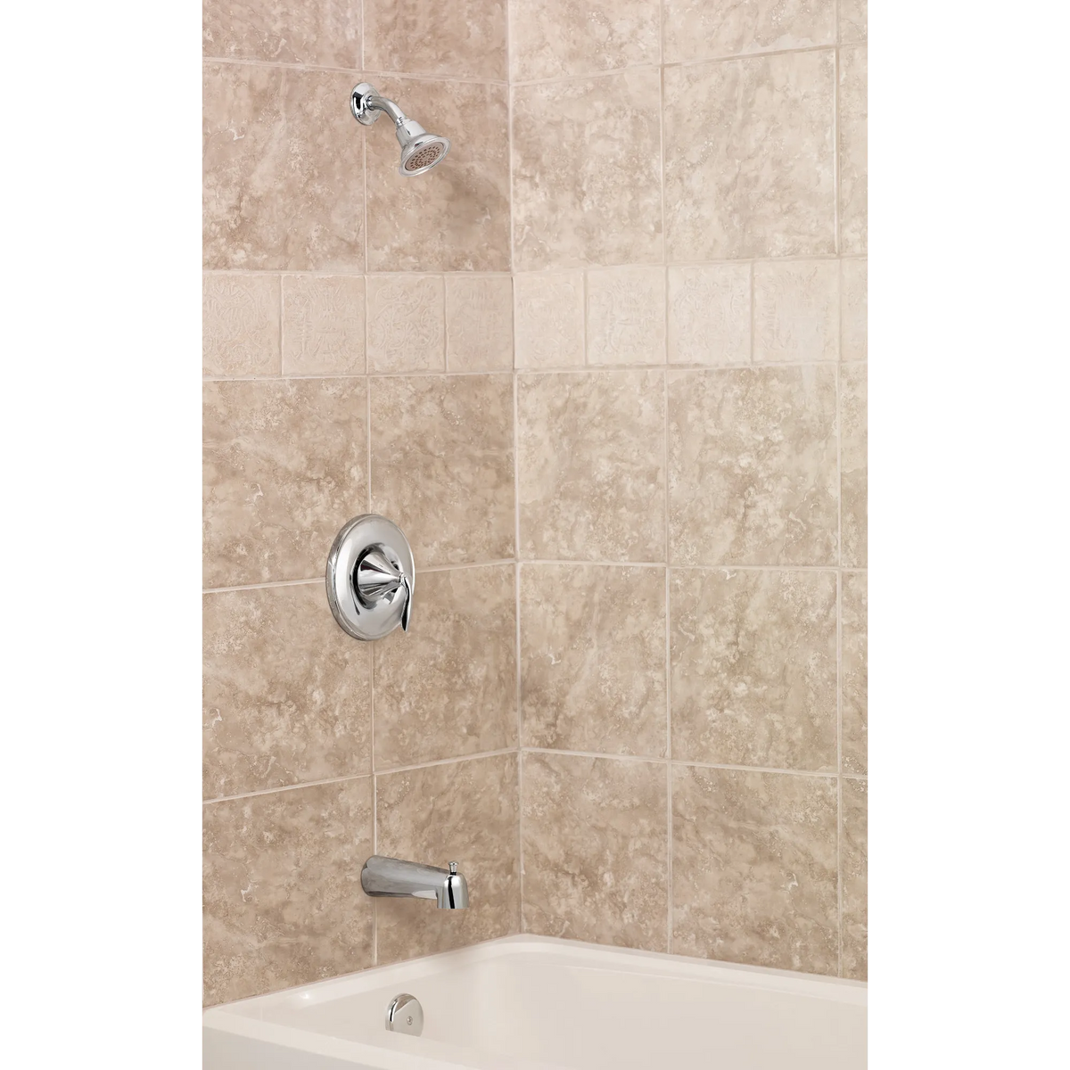 Moen T62133EP Eva Posi-Temp Tub Shower Trim Kit Chrome Eco-Performance - 2