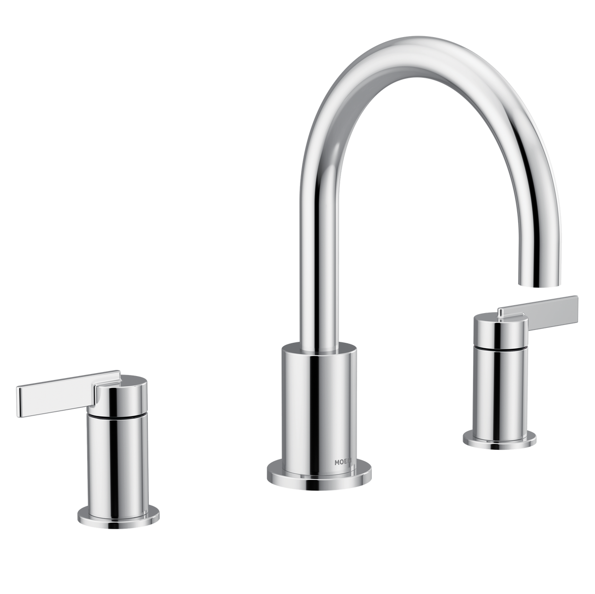 Moen T6223 Cia 2-Handle High-Arc Deck Mount Roman Tub Faucet Trim Kit Chrome - 1