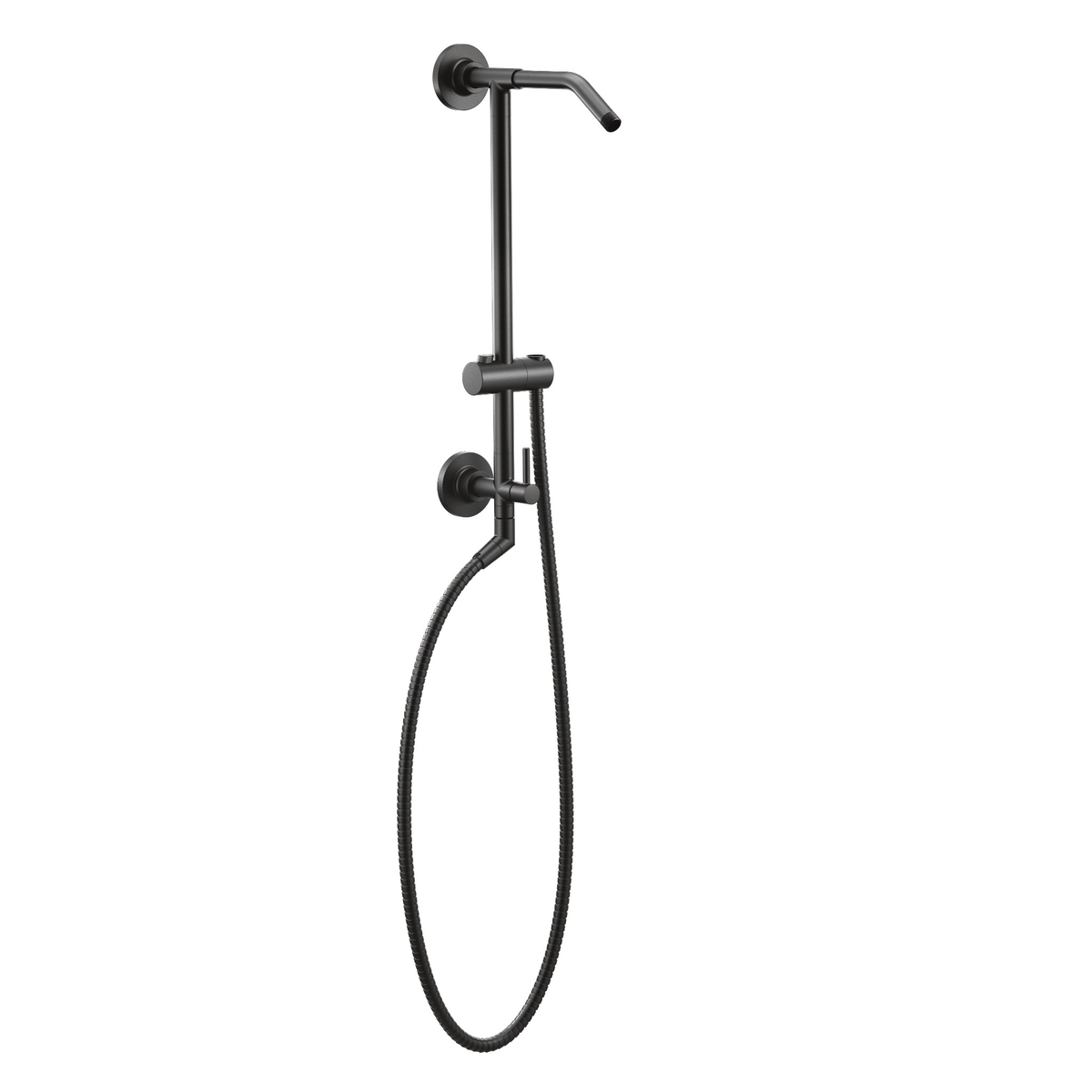 Moen TS3661NHBL Annex Matte Black Shower Rail System No Showerhead - 1