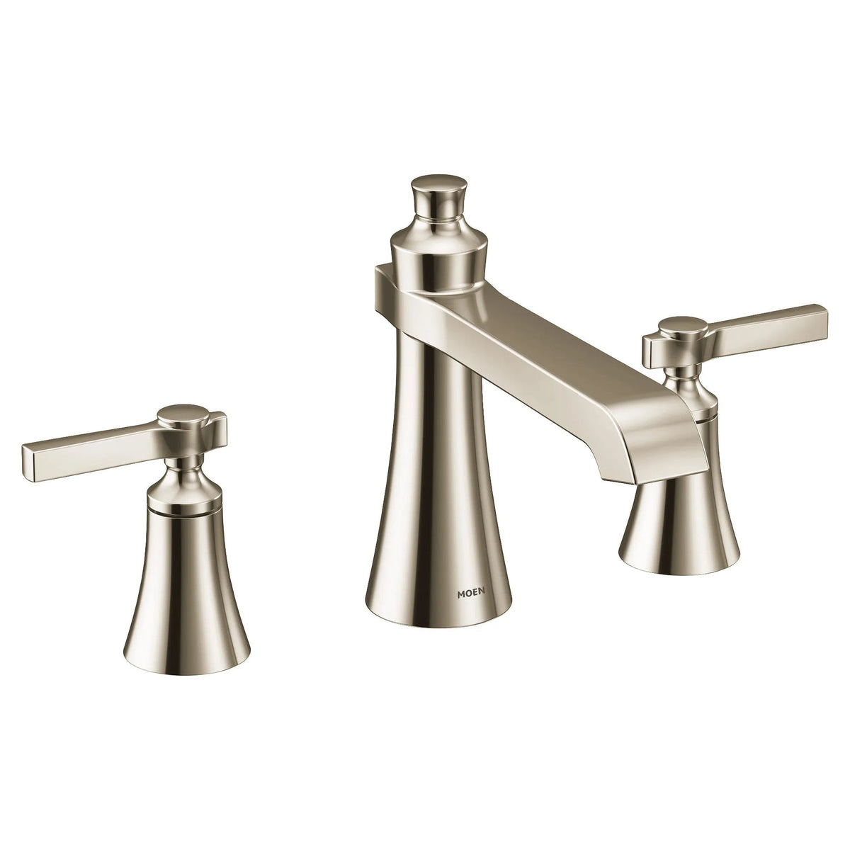 Moen TS926NL Flara Roman Tub Faucet Two Handle High Arc Polished Nickel - 2