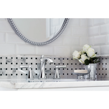 Moen TV4520 Wynford Two-Handle High Arc Bathroom Faucet Chrome - 2