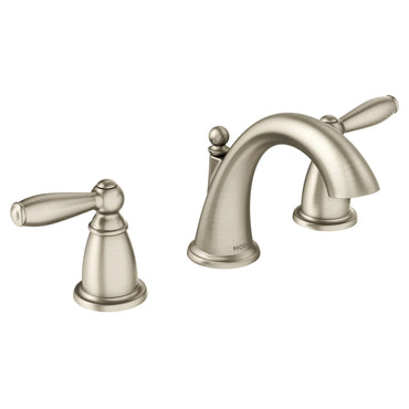 Moen TV6620BN Brantford Two-Handle High Arc Bathroom Faucet Brushed Nickel - 2