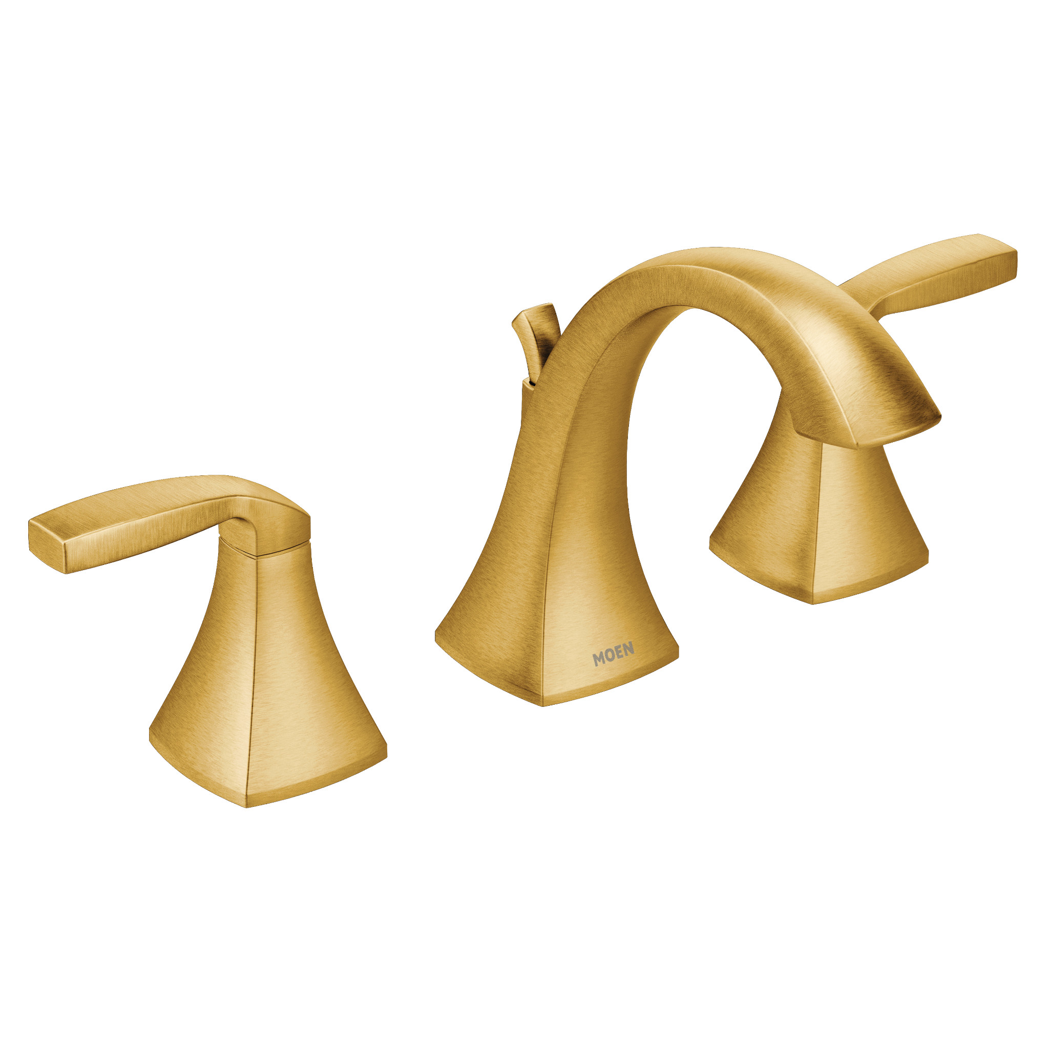Moen TV6905BG Voss Widespread Bathroom Faucet Brushed Gold High Arc - 1