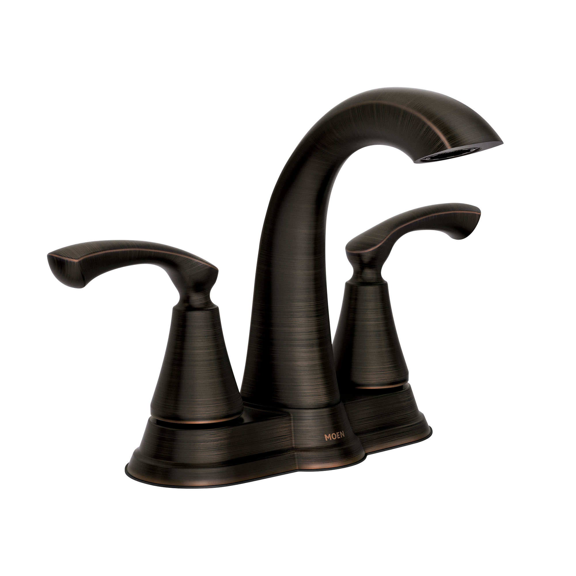 Moen Tiffin Two-Handle Centerset Bathroom Faucet Mediterranean Bronze WS84876BRB - 1