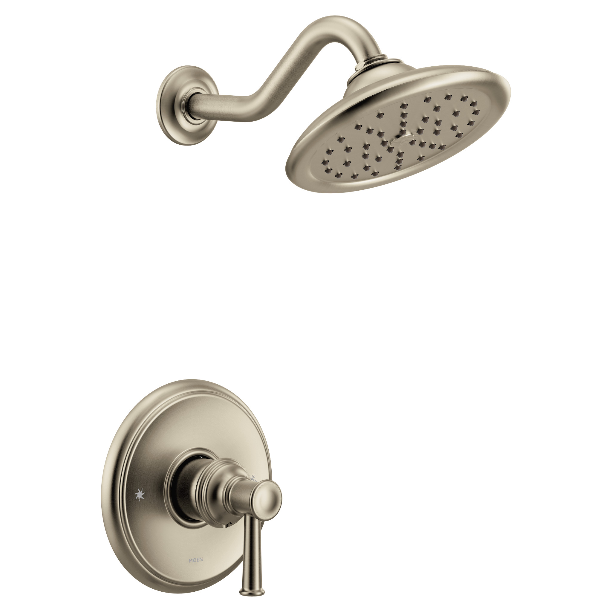 Moen UT3312EPBN Belfield Shower Trim M-CORE Brushed Nickel Rainshower Head - 1
