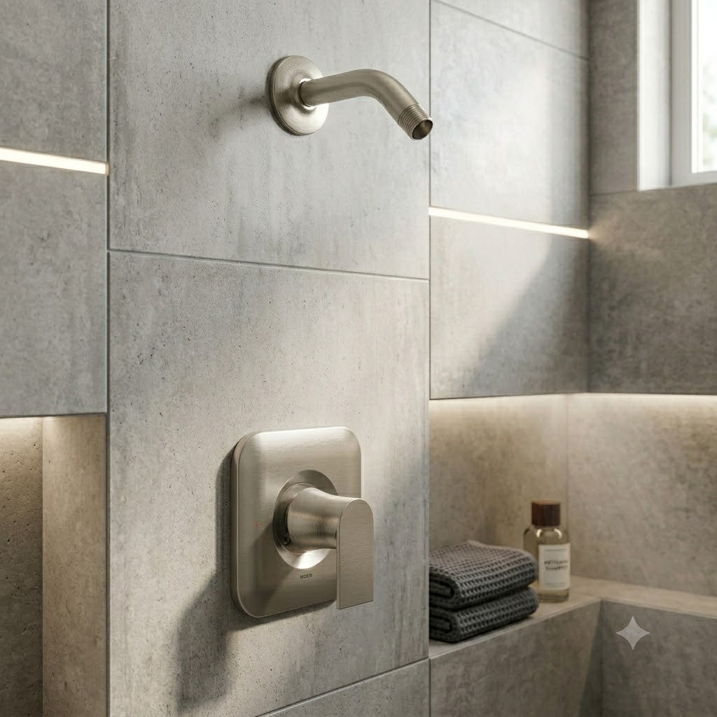 Moen T2472NHBN Genta LX Shower Trim Kit Brushed Nickel Posi-Temp Handle New