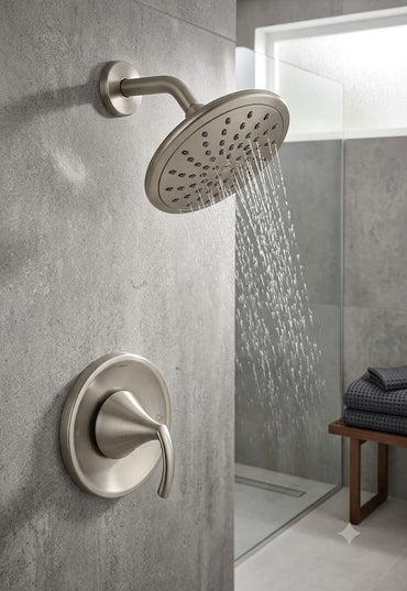 Moen T2842EPBN Glyde Posi-Temp Shower Trim Brushed Nickel 8in Rainshower New
