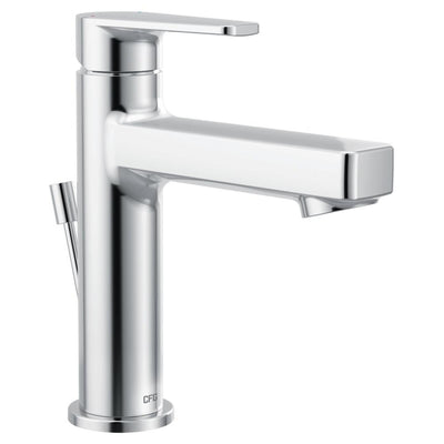 CFG by Moen 40051 Slate Chrome One-Handle Low Arc Bathroom Faucet