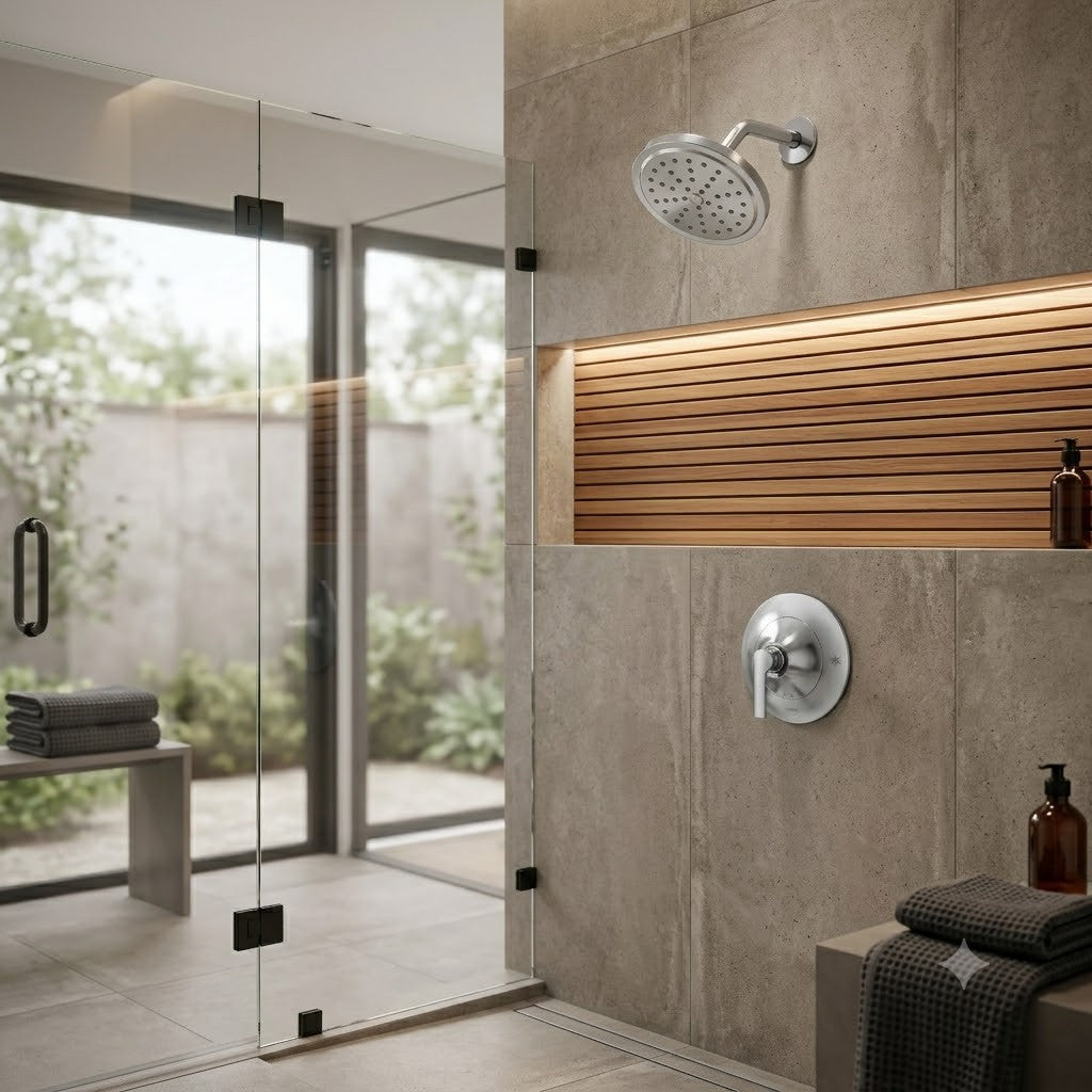 Moen TS2202EP Doux Posi-Temp Shower Trim Kit Chrome Eco-Performance — view 4