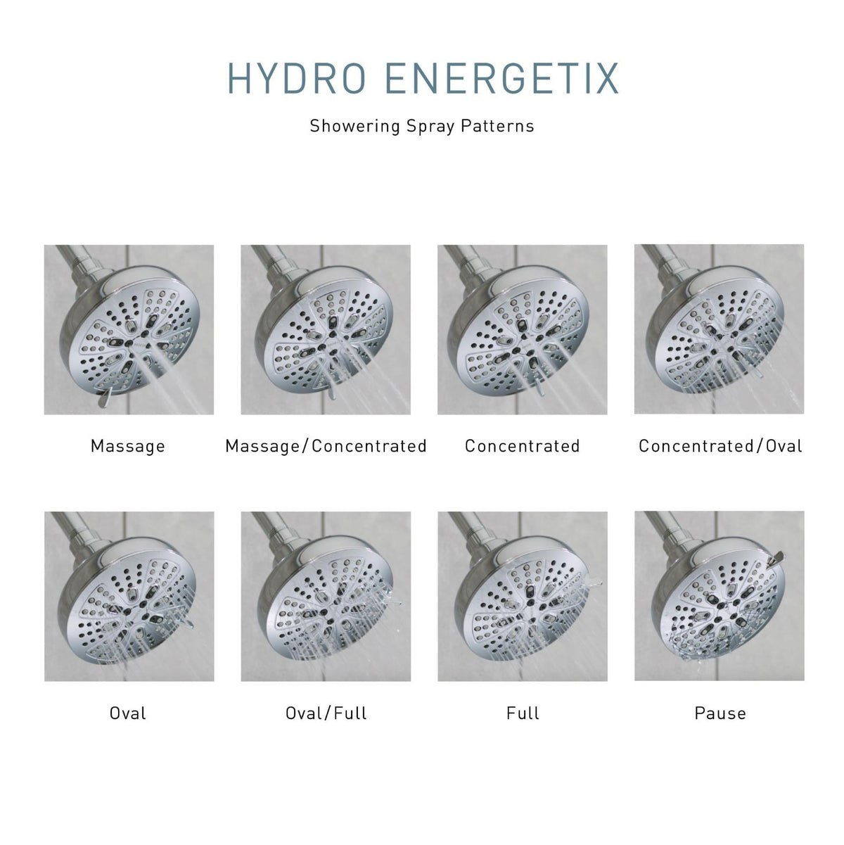 Moen Energetix 200H0 Chrome Handheld Shower 5 Inch 7 Spray EPA — view 11