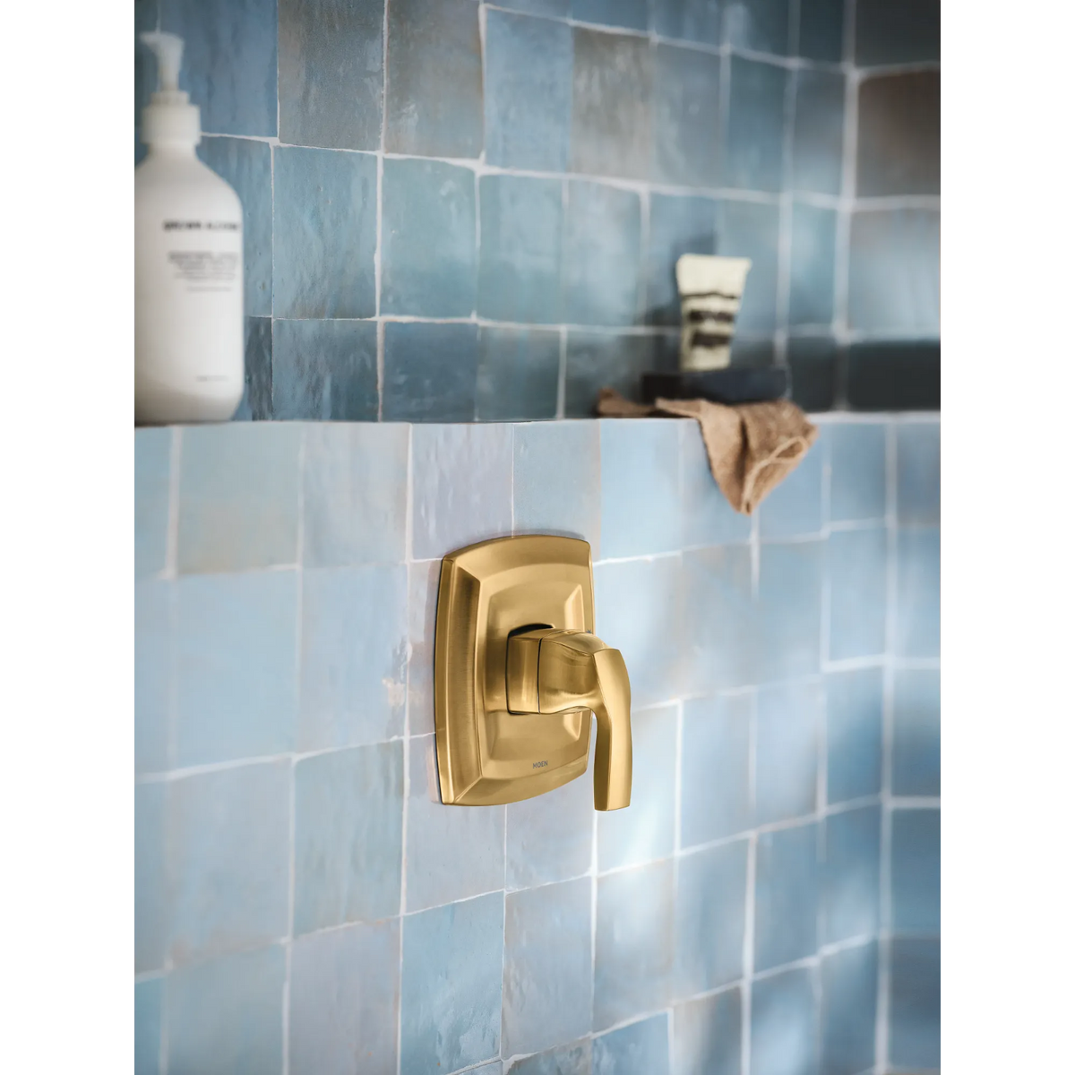 Moen T2692BG Voss Brushed Gold Posi-Temp Shower Trim Kit — view 8