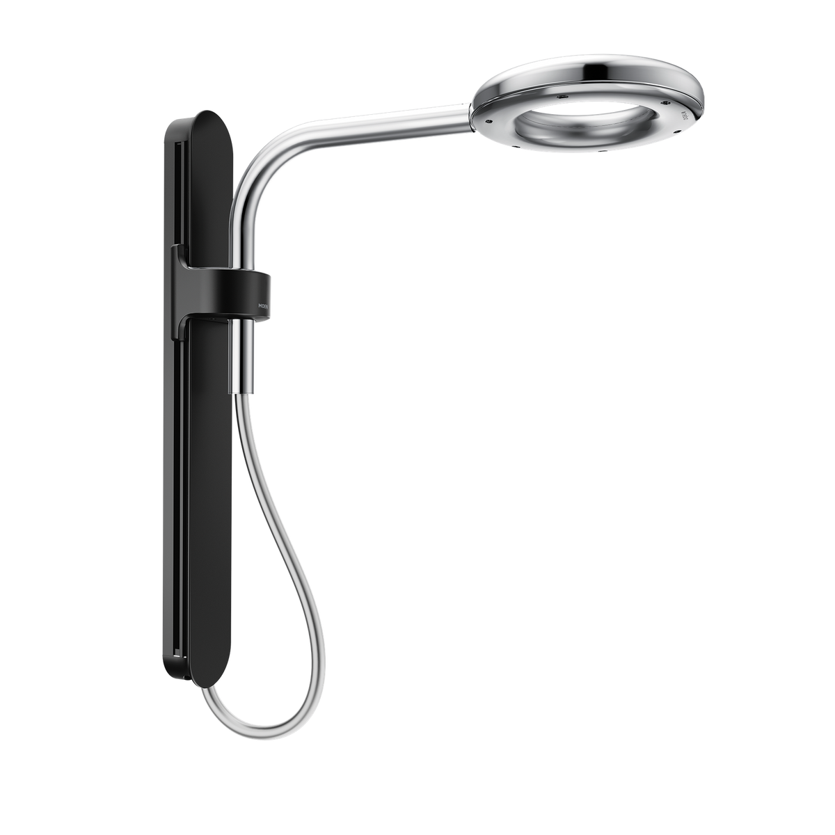 Moen N207R0BLC Rainshower Matte Black Chrome Spa Shower Head — view 4