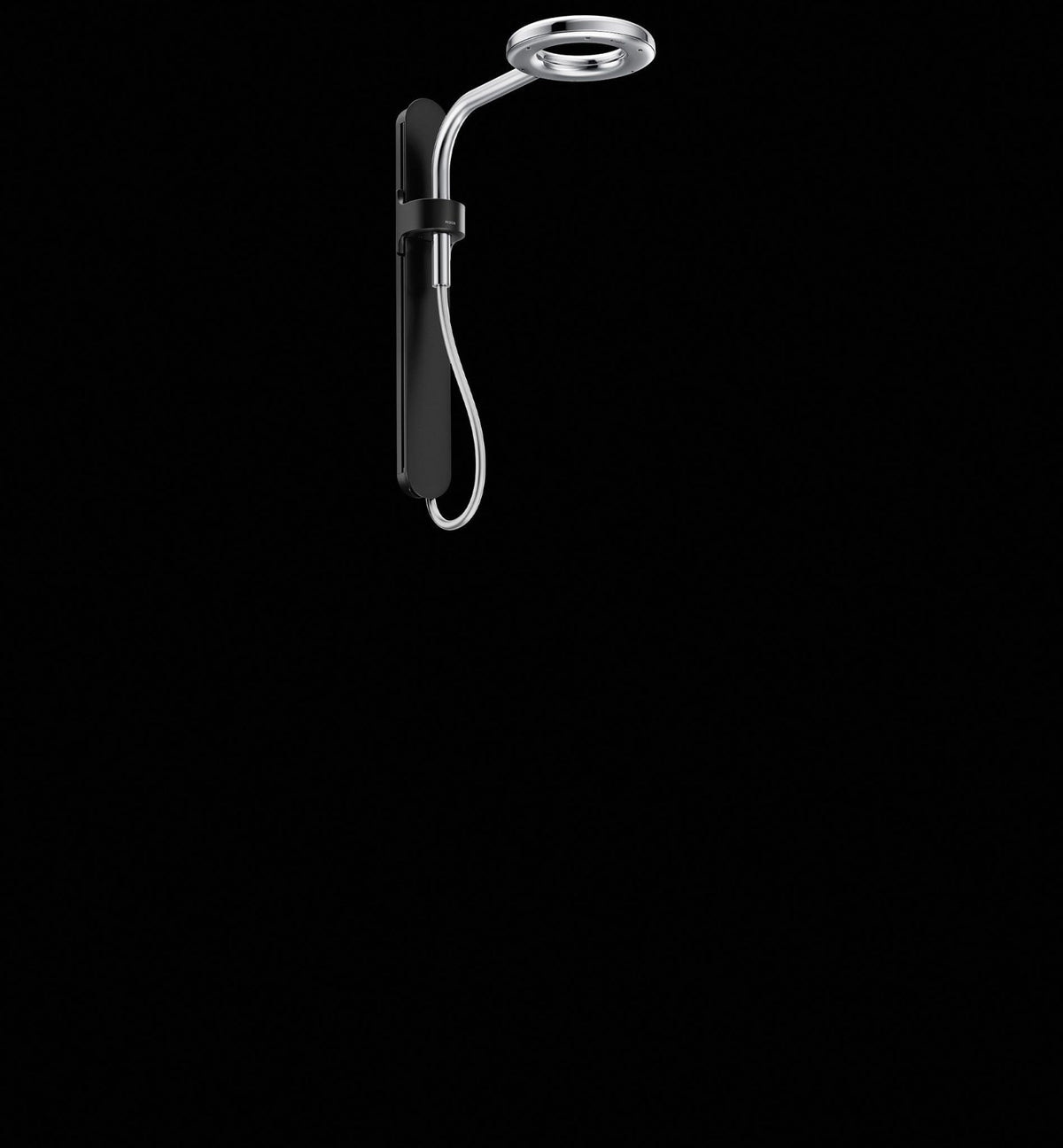 Moen N207R0BLC Rainshower Matte Black Chrome Spa Shower Head — view 7
