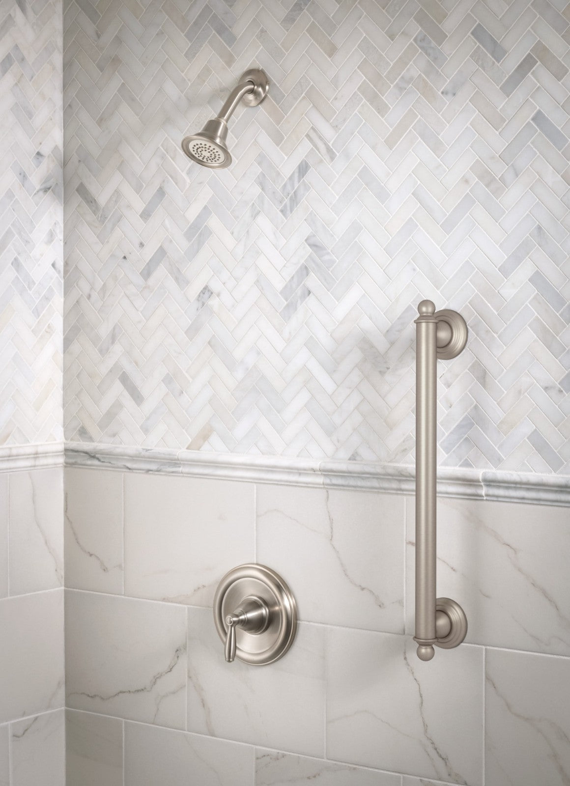 Moen T2153BN Brantford Brushed Nickel Tub Shower Faucet — view 5