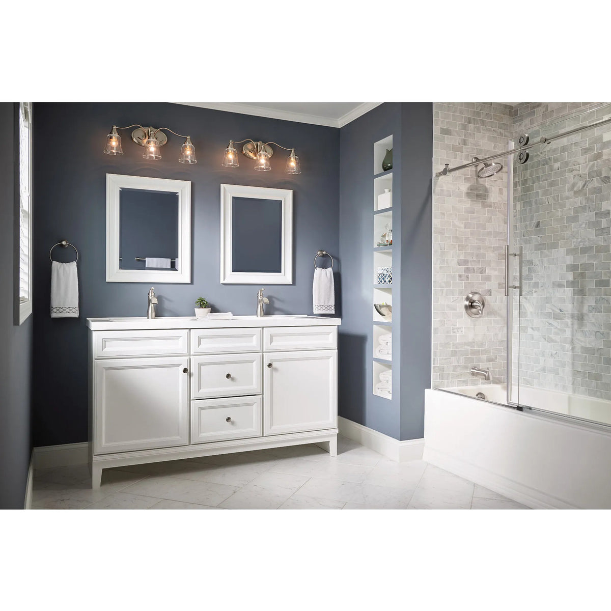 Moen Hamden 84303SRN Spot Resist Brushed Nickel Bathroom Faucet — view 9