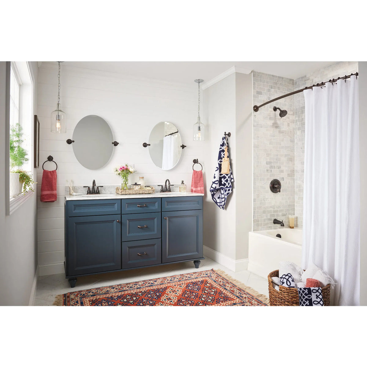 Moen Hilliard 84537BRB Mediterranean Bronze Two Handle Bathroom Faucet — view 6