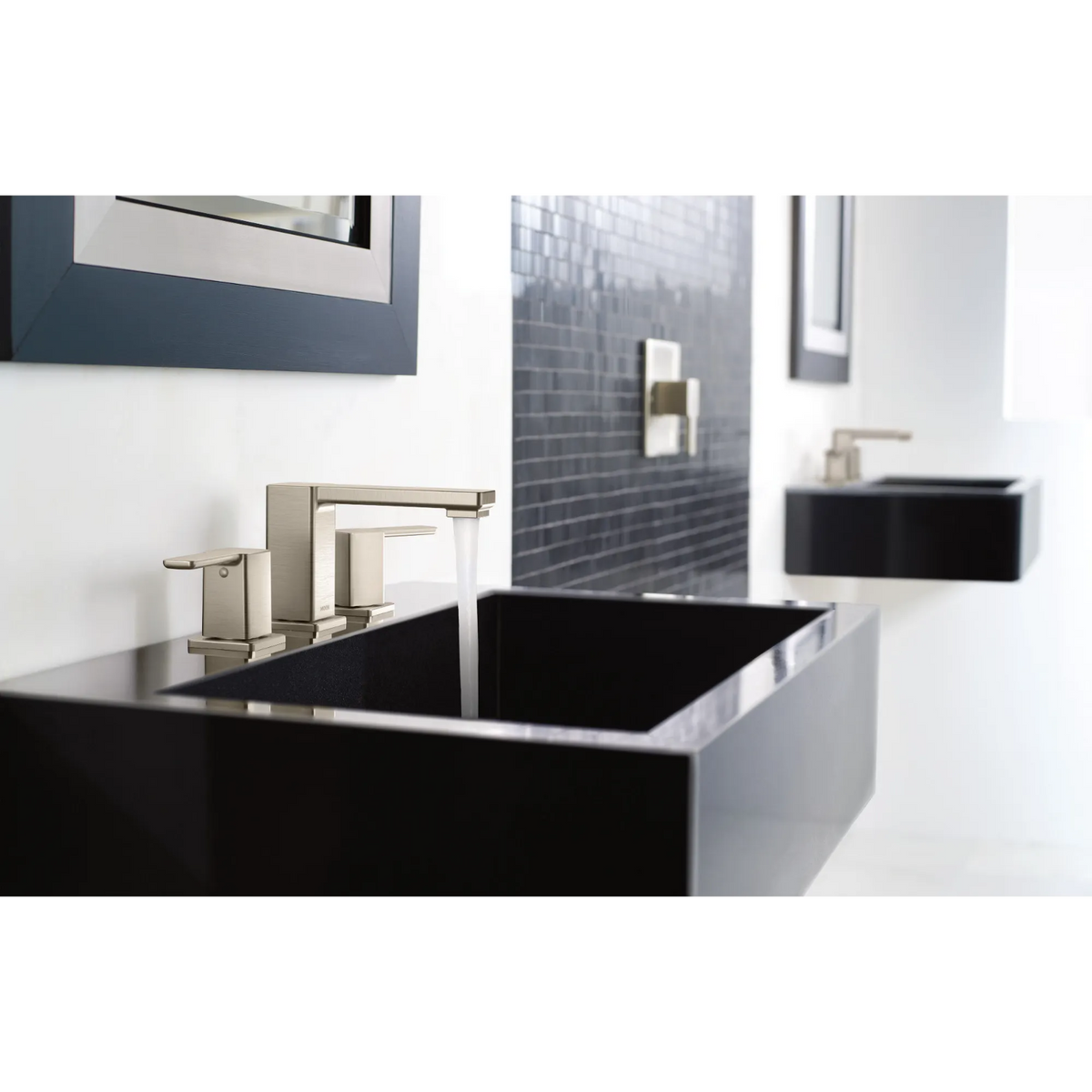 Moen TVS6721 90 Degree Two-Handle High Arc Bathroom Faucet Chrome — view 3