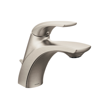 Moen L84533SRN Zarina Spot Resist Brushed Nickel One-Handle High Arc Bathroom Faucet