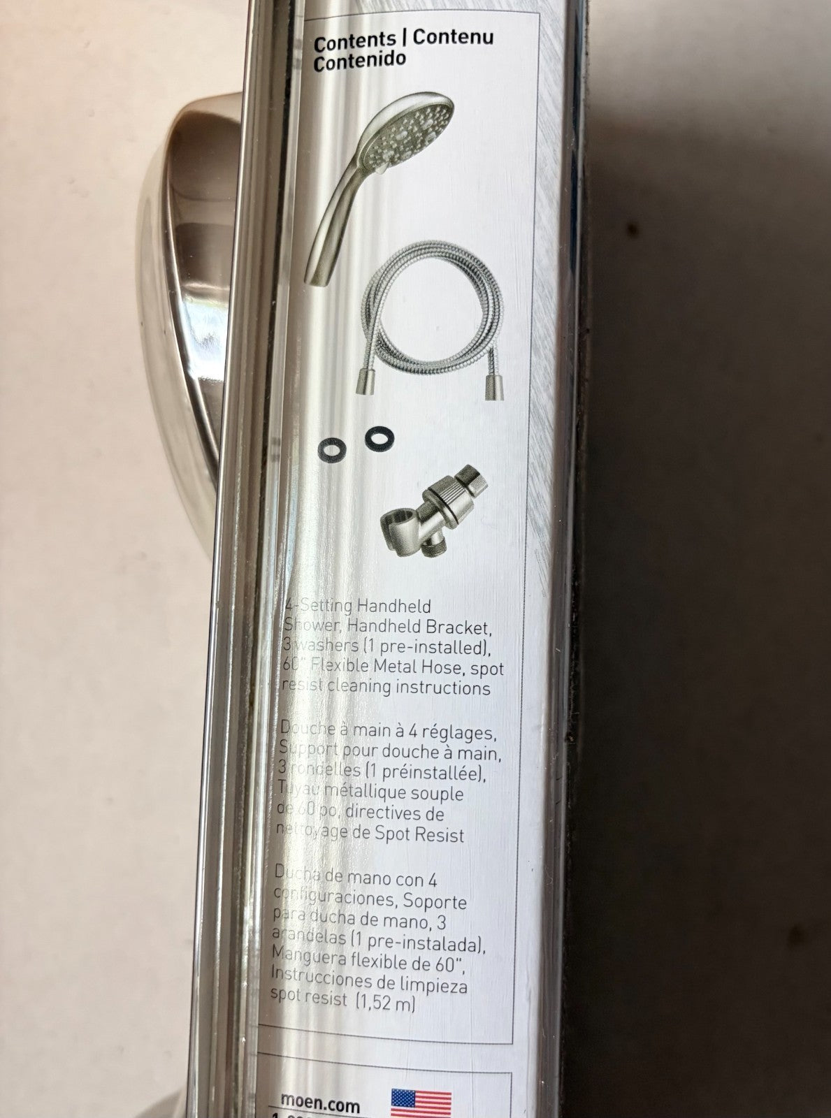 Moen 26314SRN Shower Heads & Handshowers Spot Resist Brushed Nickel — view 2