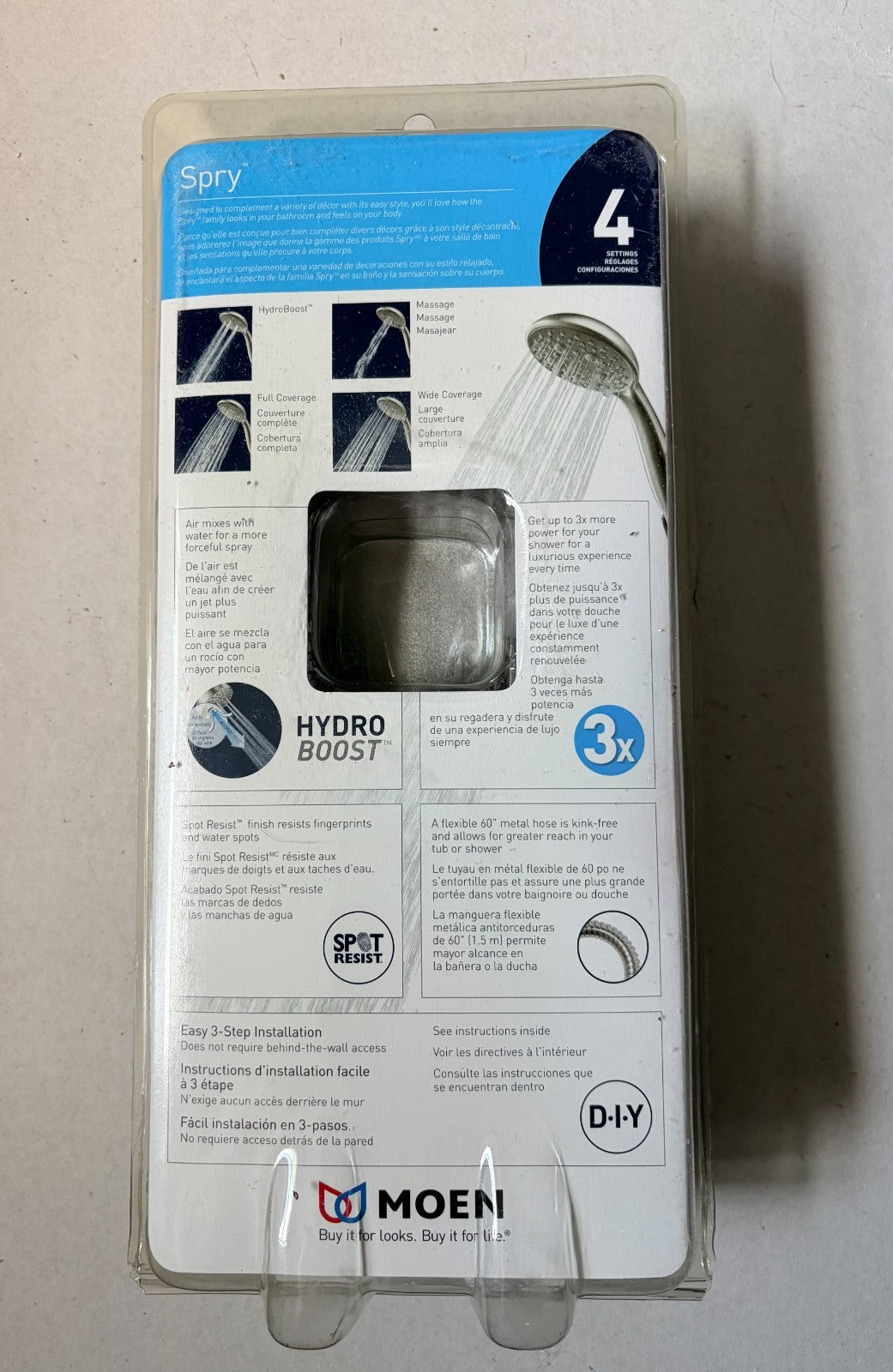 Moen 26314SRN Shower Heads & Handshowers Spot Resist Brushed Nickel — view 3
