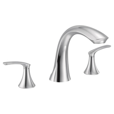 Moen T523 Seena Chrome Two-Handle Roman Tub Faucet