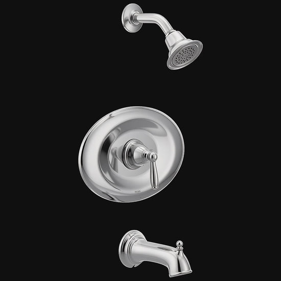 Moen T2157EP Brantford Chrome Posi-Temp Eco-Performance Tub and Shower Faucet — product video