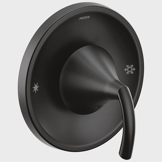 Moen T2741BL Glyde Matte black Posi-Temp valve trim — product video