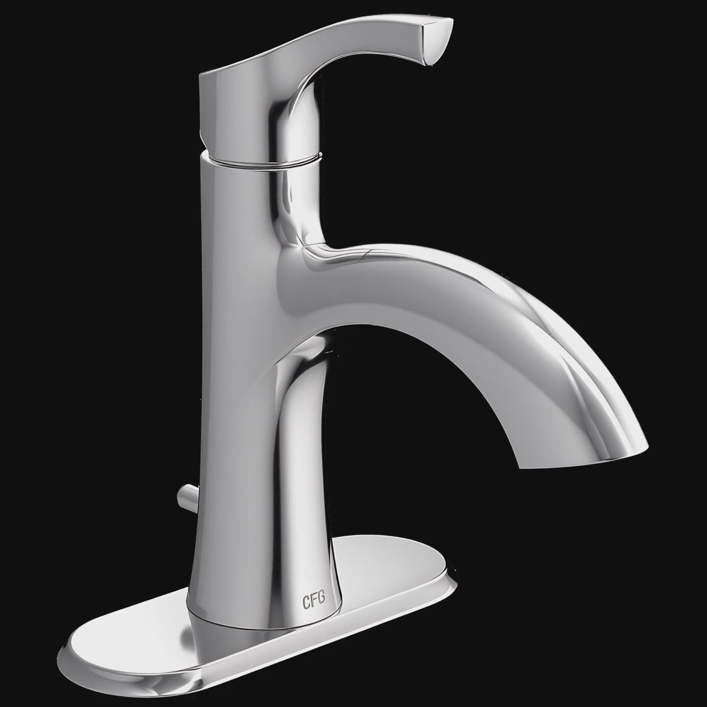 Moen 58910 Ash Chrome One-Handle Low Arc Bathroom Faucet — product video