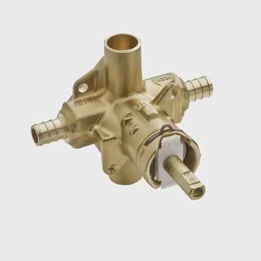Moen 2580 M-Pact Posi-Temp Rough-in Shower Valve 1/2 Crimp Ring PEX 4-Port