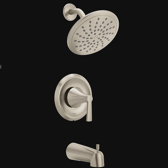 Moen T2343EPBN Jase Brushed Nickel Posi-Temp Tub and Shower Faucet — product video