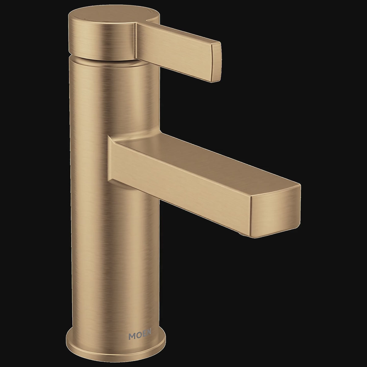 Moen 84774BZG Beric Bronzed Gold One-Handle Bathroom Faucet — product video