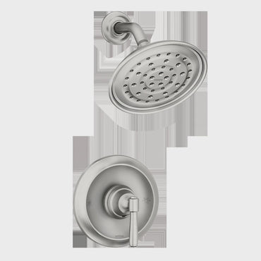 Moen 82971SRN Halle 1-Handle Shower Trim Kit W/Valve Brushed Nickel