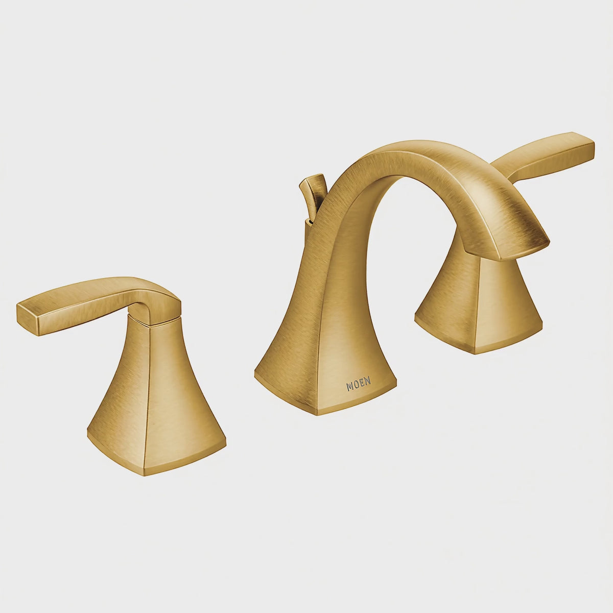 Moen TV6905BG Voss Widespread Bathroom Faucet Brushed Gold High Arc, Valve Included — product video