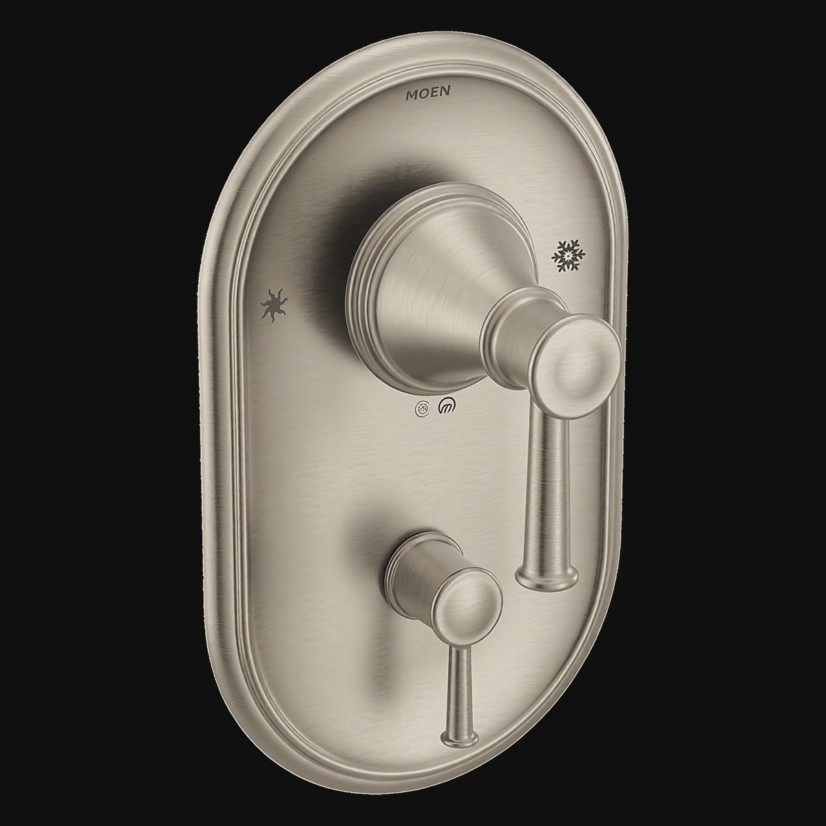 Moen T2310BN Belfield Brushed Nickel Posi-Temp with Diverter Valve Trim — product video