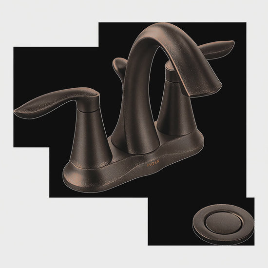 Moen 6410ORB Eva Oil Rubbed Bronze Two-Handle High Arc Bathroom Faucet — product video